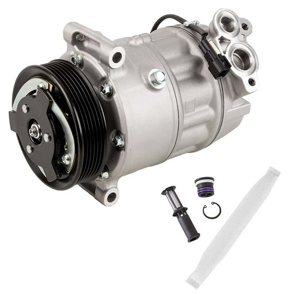For Jaguar XF XFR & XJ AC Compressor w/ A/C Drier - BuyAutoParts