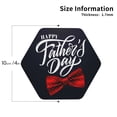 thumbnail image 3 of Disketp Happy Father'S Day Funny Coasters,6 Pcs Leather Coasters With Holder, Perfect Housewarming Hostess Gifts,Protect Furniture From Water Marks Scratch And Damage, 3 of 9