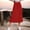Skirts-29Red, variant on Skirts for Women High Waisted A-Line Midi Skirt with Pockets Casual Skirt Work Office Skirt Flowy Pull on Modest Business Commuter Daily Wear Red XS