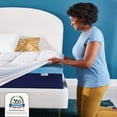 thumbnail image 2 of Sleep Innovations 4-inch Dual Layer Gel Memory Foam Mattress Topper Enhanced Support, Queen, 2 of 2