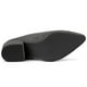 thumbnail image 5 of Mules Tacón Grueso Punta Puntiaguda Zapato Sin Cordones Para Mujeres Allegra K Gris 36, 5 of 6