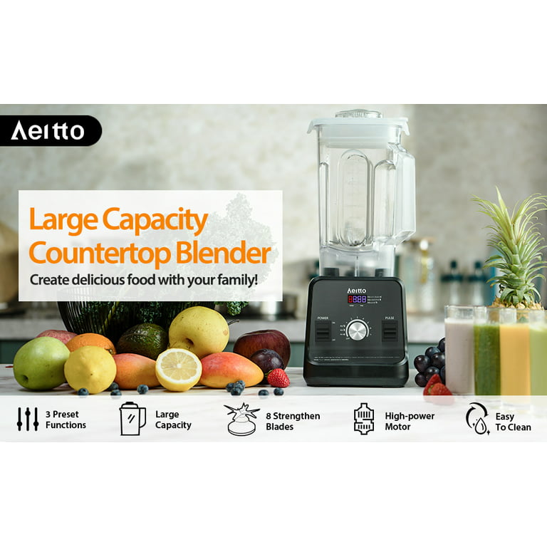 Multifunctional Ice Crusher, Smoothie Blender, High Power Blender, 2L Large  Capacity Commercial Blender Milkshake Maker