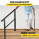 thumbnail image 4 of Pasamanos VEVOR ajustable de 5 escalones color Negro, 4 of 9