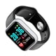 thumbnail image 1 of Moyic cardíaco Calorías Cuenta de pasos Reloj inteligente Compatible con Bluetooth 4.0 Reloj de de fitness de recordatorio Electrónica Blanco negro, 1 of 8