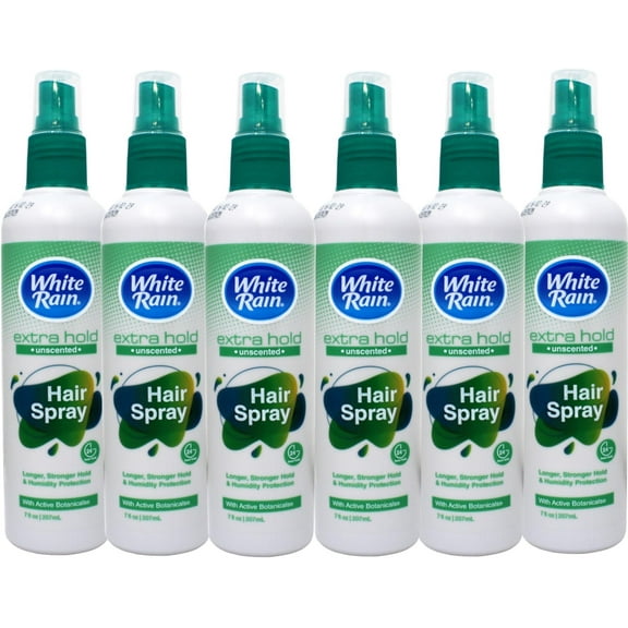 White Rain Advanced Formula Extra Hold Hair Spray 7 oz (Pack of 6)