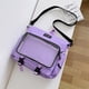 thumbnail image 2 of Mochila de bolsillo transparente para mujeres de gran capacidad, mochila de calle transparente con hombros transparentes, 2 of 5