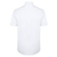 thumbnail image 2 of Henbury - Camisa de manga corta modelo Oxford para hombre (Blanco), 2 of 3