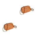thumbnail image 1 of Youkk Sac à Main à Large Application Léger et Sac de Messager Portable Cadeaux à la Mode et Polyvalent Brun 2Set, 1 of 6