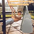 thumbnail image 6 of Chest Sling Bag One Strap Crossbody Daypack Mini Shoulder Backpack for Sport Daily Use - gray, 6 of 6