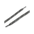 thumbnail image 4 of INSPIRE CHIC 3 Pairs Double Color Twill Athletic Flat Shoelaces Long Shoestrings for All Types of Casual Sneakers Gray White 120 cm/47.2", 4 of 5