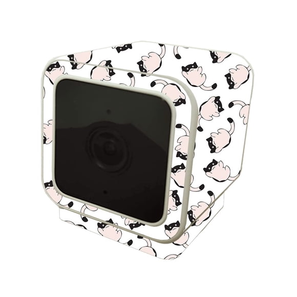 MightySkins Skin compatible con Wyze Cam V3 – Gatos lloviendo | Cubierta protectora de vinilo duradera y única | Fácil de aplicar, quitar y cambiar estilos | Hecho en los EE.UU.
