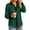 Green, variant on SEROYE Women's Button Down Shirt Color Block Long Sleeve Classic Fit Collared Blouse Dressy Casual Office Work Tops (XL, Blue)