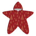 thumbnail image 5 of GiLiling Baby Star Suit Newborn Fleece Starfish Bunting Romper Infant Halloween Footie Jumpsuit Winter Warm Wearable Bodysuit (Watermelon Red, 6 Months), 5 of 5