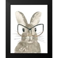 thumbnail image 2 of Price, Lucille 19x24 Black Modern Framed Museum Art Print Titled - Bunny With Glasses, 2 of 5