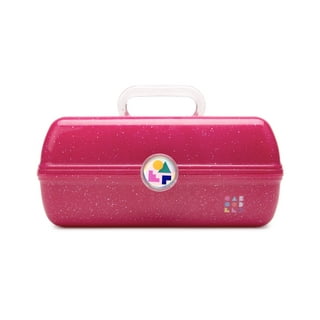 Caboodles Life & Style Cosmetic Train Case, Bone, Small