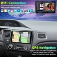 thumbnail image 4 of [Radio de coche] B4U Android 13 de 4 GB de RAM y 64 GB de ROM para Honda Civic 2013-2017, 4 of 7