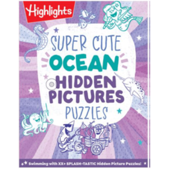 Super Cute Ocean Hidden Pictures Puzzles (Paperback)