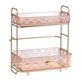 thumbnail image 2 of Bathroom Organizer, 2 Tiers, Large Capacity for Countertop , Orange, 2 of 7