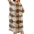 thumbnail image 4 of HELLHERO Camo Tie Dye Long Kimono Swimsuit Cover Up Loose High Quality Fabrics Breathable Bathing Suit Cover Up, 4 of 6