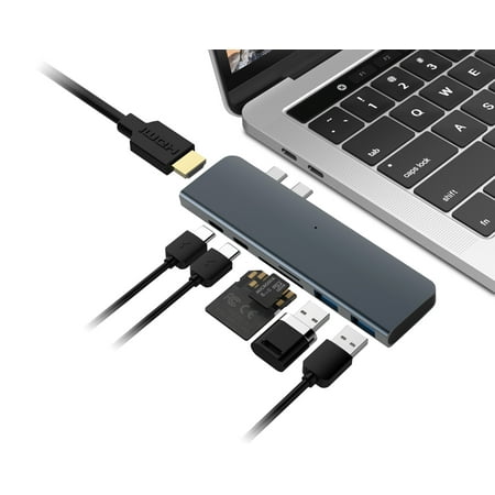 c pro adapter for type macbook A Thunderbolt for Type C x / 3, Hub Macbook USB C,   USB Port USB Air Pro/ C Adapter Macbook 7 2