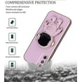 thumbnail image 6 of Compatible with Samsung S20 FE 5G Case Silicone TPU Plating, Samsung Galaxy S20 FE 5G Cases Cute Astronaut Pattern Phone Case with Stand (Purple), 6 of 13