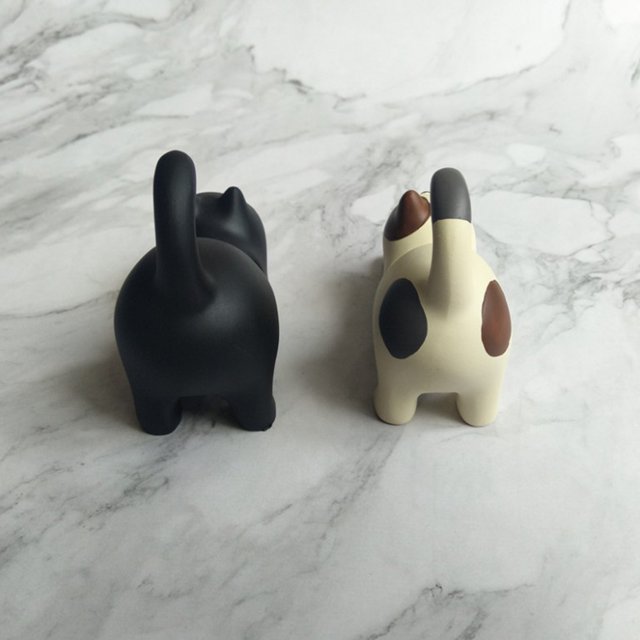 Soporte para gatito de dibujos animados, soporte para teléfono de gato de resina, soporte para teléfono, diseño de próxima generación