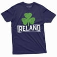 thumbnail image 5 of Men's Ireland T-shirt Irish Patriotic holiday shirt Clover shamrock tee Erie St Patricks day Tee (Large Military Green), 5 of 7