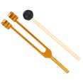 thumbnail image 2 of Juego de herramientas de martillo y diapasón, herramienta de diagnóstico para terapia de sanación con sonido Healthy CareGold, 2 of 14