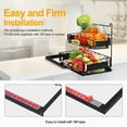 thumbnail image 3 of SPECILITE Bathroom Metal Under Sink Organizer, Kitchen Pull Out Counter Sliding Drawer Shelf, Black, 3 of 8