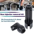 thumbnail image 1 of Langgg 2 Pieces Car Fuel Filling Socket Modified 17mm 12 Point Sockets Accessories Replacement for Power Stroke 6.7L F250 F350, 1 of 8