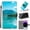 Boat, variant on Compatible with iPhone 16 Wallet Case with Card Holder, Flip Pattern Painted PU Leather Kickstand Wrist Strap Shockproof Phone Case for iPhone 16, Night Road + Moon