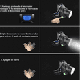 thumbnail image 2 of Lampara Cabeza  Bloosom Led Minera Minero T6 Recargable Con Sensor, 2 of 4