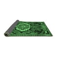 thumbnail image 2 of Ahgly Company Indoor Rectangle Medallion Emerald Green Traditional Area Rugs, 2' x 5', 2 of 4
