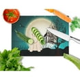 thumbnail image 2 of Carolines Treasures BB2284LCB Halloween Scary Cocker Spaniel Buff Glass Cutting Board, Large, 2 of 2