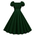 thumbnail image 3 of adviicd Dresses for Women plus Size Dress Summer Short Party 60s Sleeve Vintage Swing Women Retro Woman Maxi Dresses Sundress, 3 of 5
