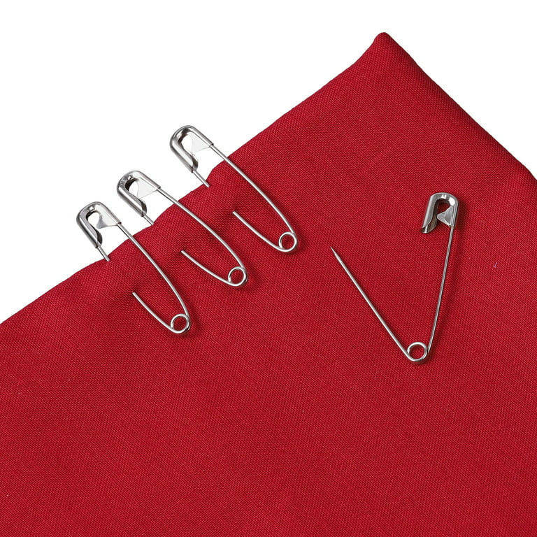 CLI Nickel Plated Steel Safety Pins Assorted Sizes Silver Pack Of