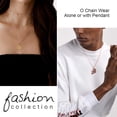 thumbnail image 3 of ChainsHouse Rose Gold Plated 2mm Thin Chain Necklaces for Women Dainty Necklace for Pendant 18"-30" Length Birthday Christmas Anniversary Jewelry Gift, 3 of 7