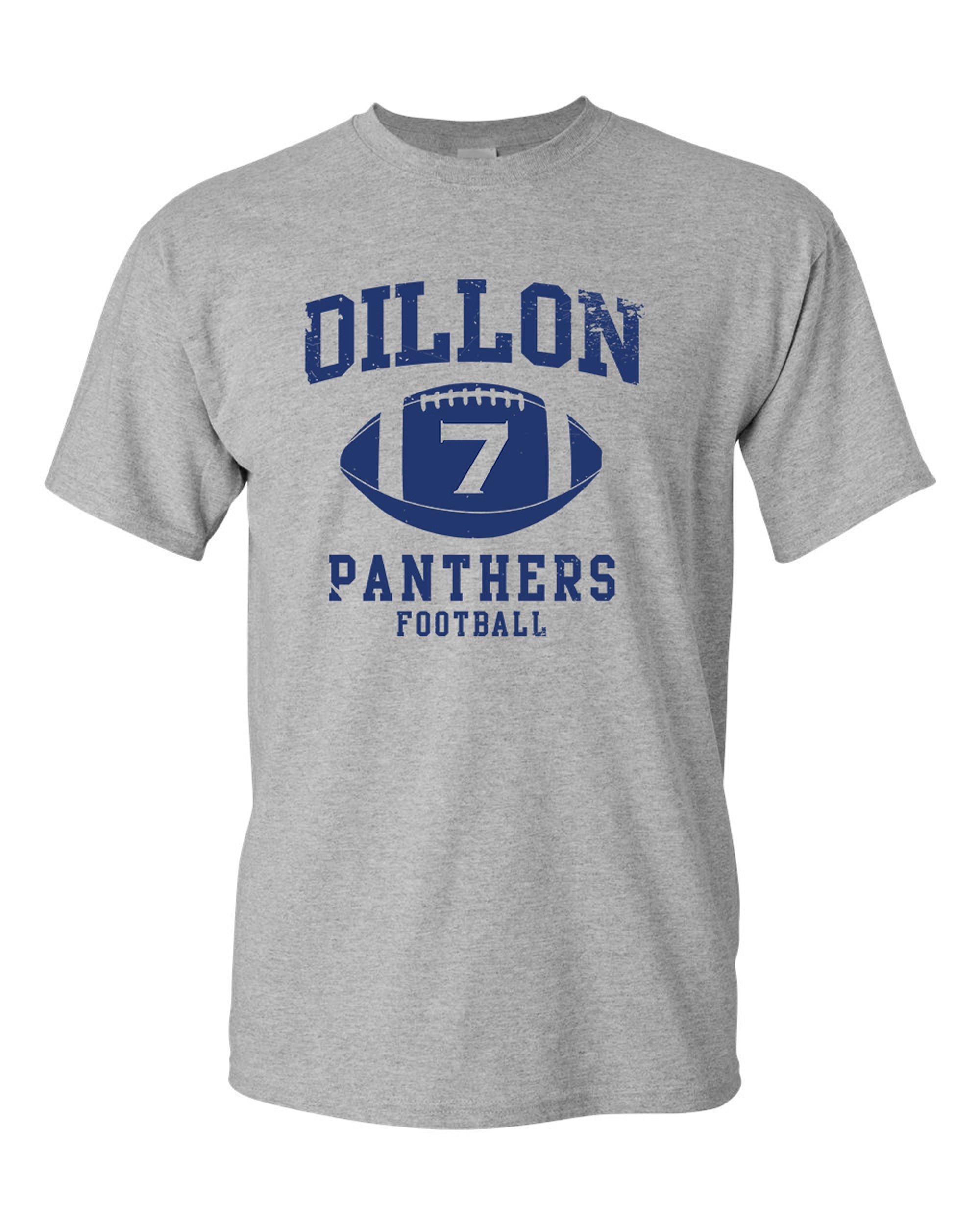 Dillon 7 Football Retro Sports Novelty DT Adult T-Shirt Tee -