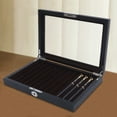 thumbnail image 3 of 12 Slots Wooden Pen Display Box, 12 Pens Storage Fountain Pen Collector Case with Lid, Wood Pen Display Case Storage Box with Lock Gifts for Man Father Boyfriend Husband, 3 of 15