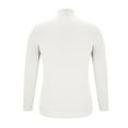thumbnail image 5 of ZCFZJW Men's Turtleneck Slim Fit Lightweight Pullover Tops Casual Long Sleeve Solid Color Knitted Sweaters M, 5 of 7