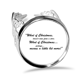 thumbnail image 1 of La Navidad no provienen de una mirada Anillo de compromiso de boda de amor ajustable Unbranded M, 1 of 3