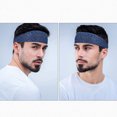 thumbnail image 3 of frente banda para el sudor antideslizante transpirable estilo europeo y americano para hombres mujeres azul Hugtrwg  Para estrenar, 3 of 9