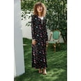 thumbnail image 3 of Avidlove Women's Long Sleeve Nightgown Long Sleepshirts Henley Sleep Dress Full Length Sleepwear, 3 of 7