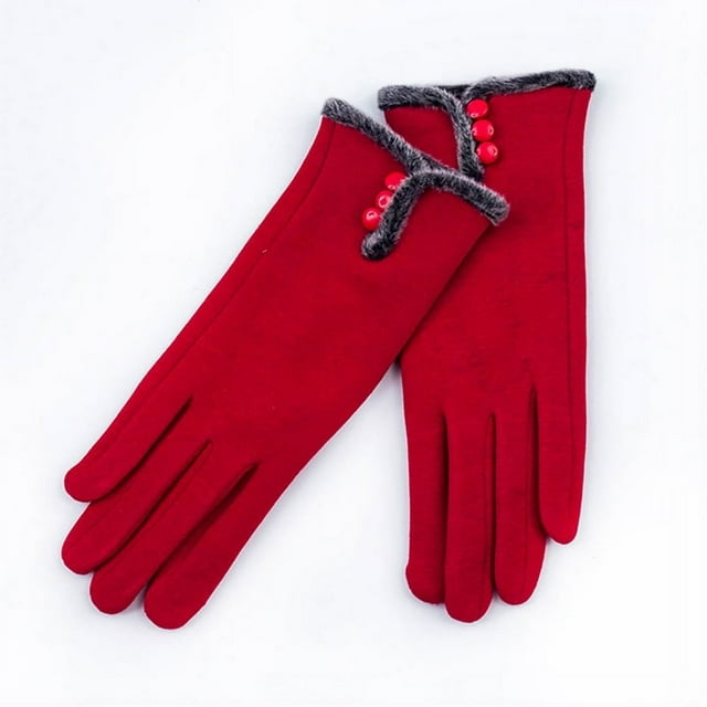 Womens Winter Warm Gloves With Sensitive Touch Screen Texting Fingers Fleece Lined Windproof Gloves