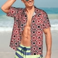 thumbnail image 5 of Lsque Poker pattern Hawaiian Shirt for Men, Unisex Summer Beach Casual Short Sleeve Button Down Shirts-XX-Large, 5 of 9