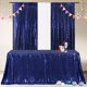 thumbnail image 3 of Mantel de lentejuelas Poise3eHome azul marino, 228 x 335 cm, rectangular, 3 of 8
