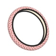 thumbnail image 2 of Daiia Strawberry Steering Wheel Cover Auto Steering Wheel Covers Breathable Anti-Slip Steering Wheels Car Interior Decor Accessories for Men Women Universal 15 Inch, 2 of 8