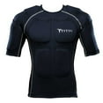 thumbnail image 3 of The TITIN Force Weighted Shirt System - 8 Lbs Of Hydro-Gel Inserts - 1 14-Pocket Inner Compression Shirt - 1 Outer Compression Shirt (Medium, White), 3 of 4
