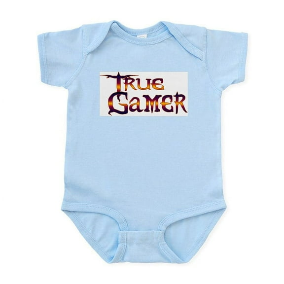 CafePress - True Gamer Infant Creeper - Baby Light Bodysuit, Size Newborn - 24 Months