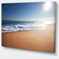 thumbnail image 2 of Calm Blue Beach under Bright Sun - Seascape Canvas Art Print, 2 of 3
